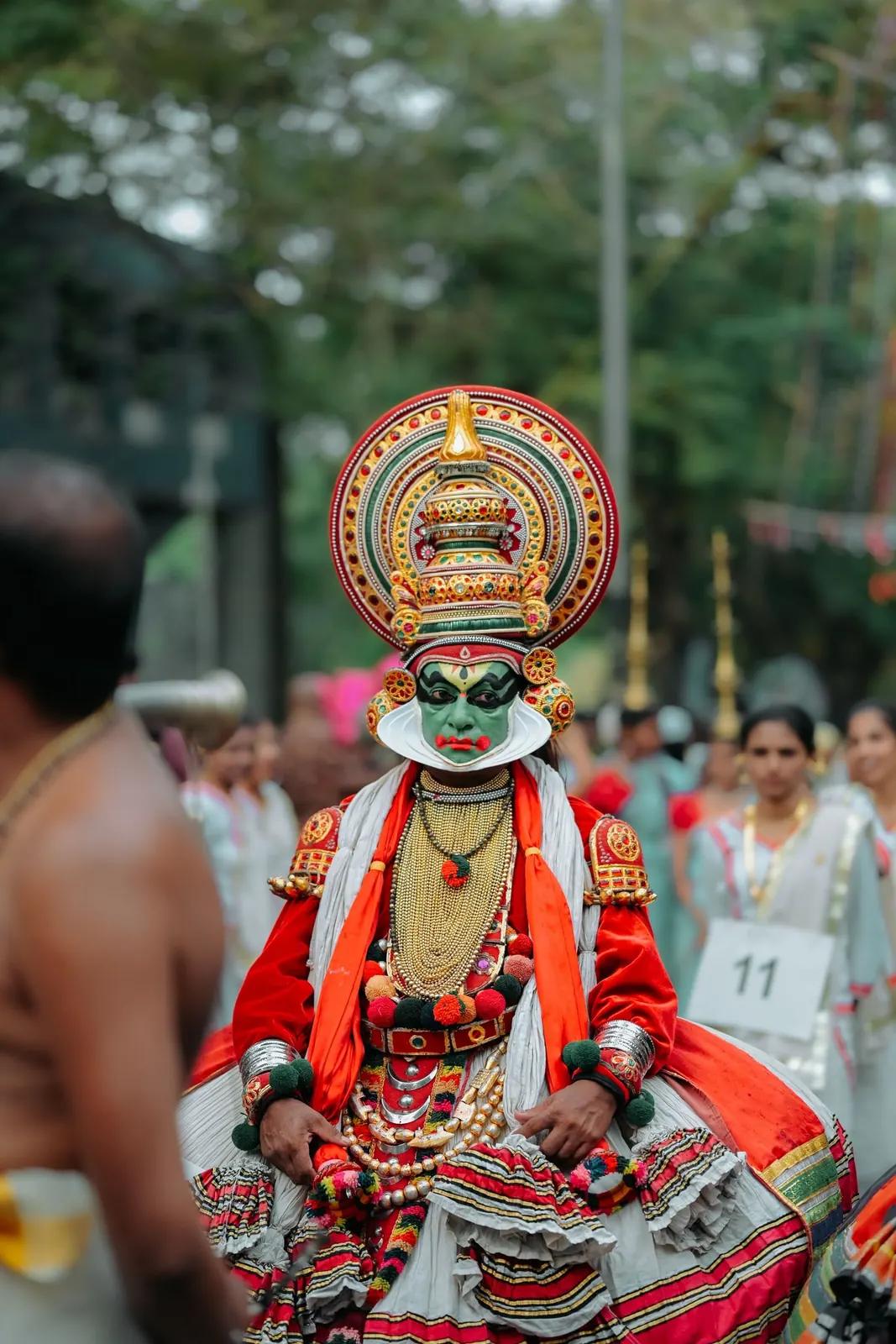 Kathakali performer
